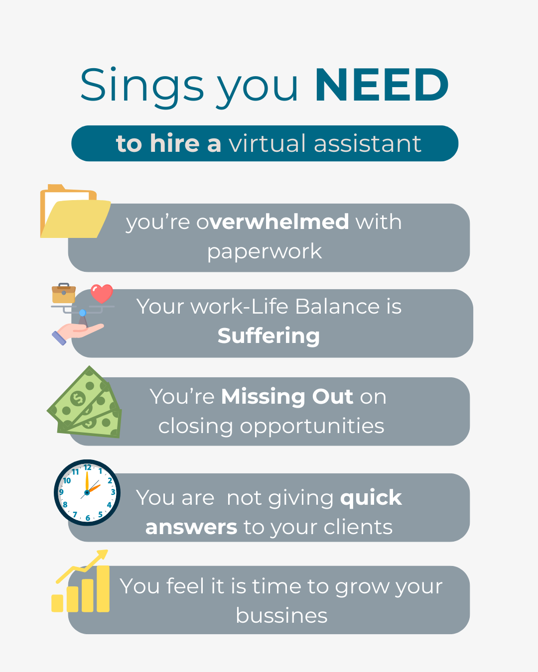 Virtual assistant work sample 6