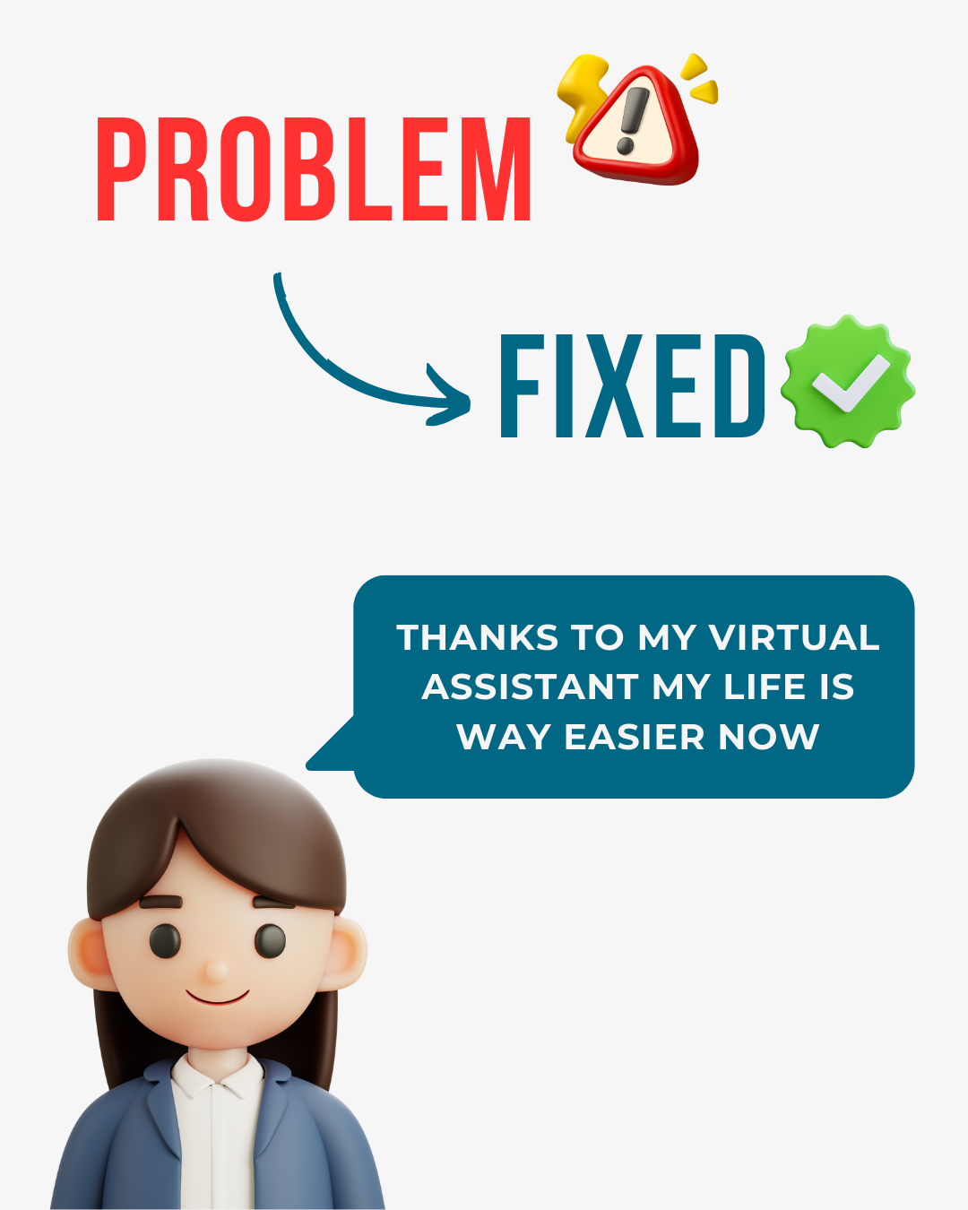 Virtual assistant work sample 8